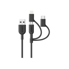 Anker PowerLine II 3-in-1 Cable - 3ft