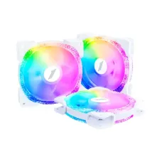 1STPLAYER M1-D ARGB 3 in 1 Combo Casing Fan White with Controller and Hub