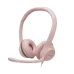 Logitech H390 Stereo USB Headset Rose with Microphone