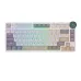 Royal Kludge N80 Low-Profile Tri-Mode RGB Mechanical Keyboard Pearly Dawn
