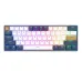 Royal Kludge RK61 Plus Tri Mode RGB 61 Keys Hotswappable Mechanical Sky Cyan Switch Gaming Keyboard