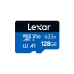 Lexar High-Performance 633x 128GB MicroSDXC UHS-I Memory Card with Adapter