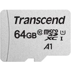 Transcend 64GB MicroSDXC/SDHC 300S Class 10 Memory Card (TS64GUSD300S)
