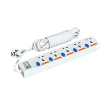 Maxline ML-255-3M 2 Pin Plug 5 Gang Multi Extension Socket Power-Strip
