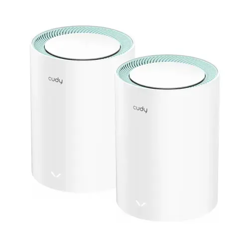 Cudy M1300 AC1200 Dual Band Gigabit Mesh Router (2 Pack)