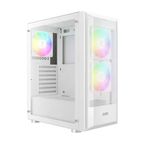 Gamdias AURA GC6 WH ARGB ATX Mid-Tower Gaming Casing