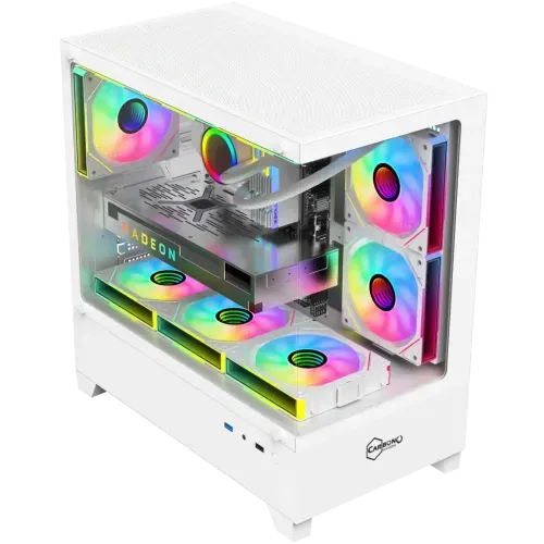 Carbono CG360TB White M-ATX Mid Tower Gaming Casing