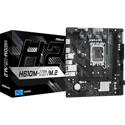 ASROCK H610M-H2/M.2 14th Gen mATX DDR4 Motherboard
