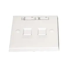 CommScope 2225212-1 Dual Port Faceplate