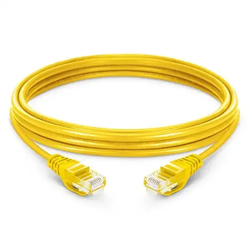 Safenet 34-3011YL 1 Meter Cat6 LSZH UTP Patch Cord Yellow