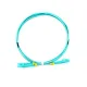 Safenet 3M OM3 LC-LC Duplex Fiber Patch Cord Aqua