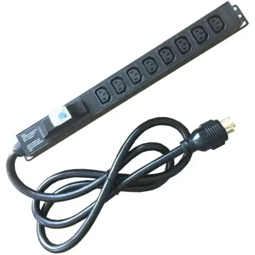 DateUp 8 Port PDU With 2 Meter Cable for Server Rack