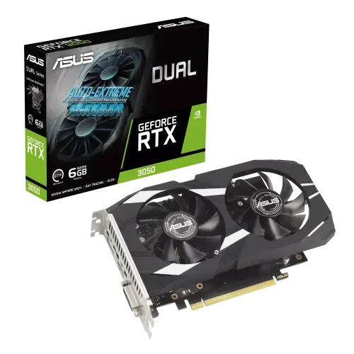 ASUS Dual GeForce RTX 3050 V2 8GB GDDR6 Graphics Card