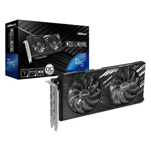 ASRock Intel Arc A750 Challenger SE 8GB OC Graphics Card