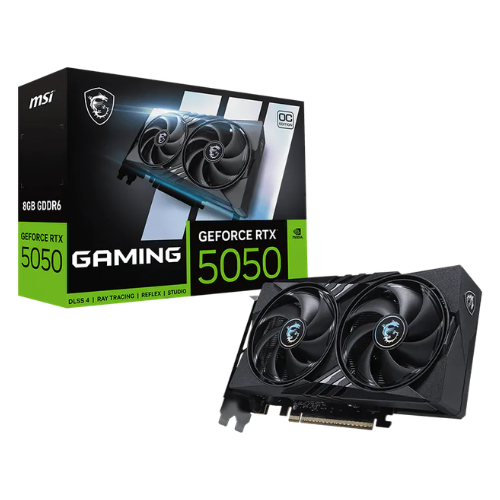 MSI GeForce RTX 5050 8G GAMING OC GDDR6 Graphics Card