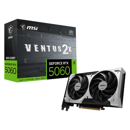 MSI GeForce RTX 5060 8G VENTUS 2X OC V1 GDDR7 Graphics Card