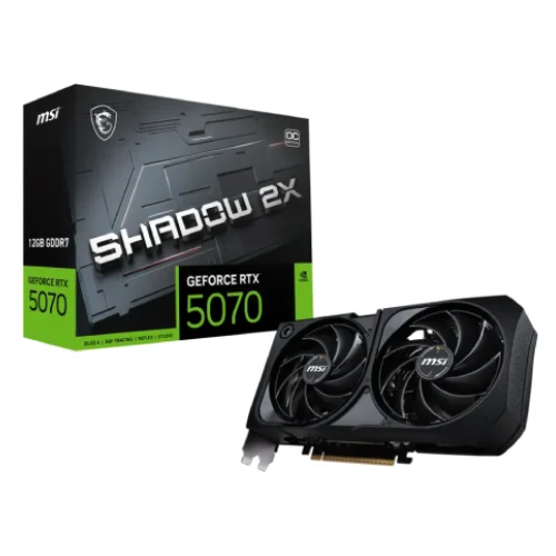 MSI GeForce RTX 5070 12G SHADOW 2X OC GDDR7 Graphics Card