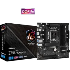 ASRock B760M PG Lightning DDR5 14th, 13th and 12th Gen Micro ATX Motherboard