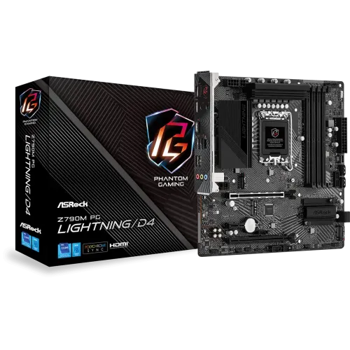 ASRock Z790M PG Lightning/D4 Micro ATX Motherboard