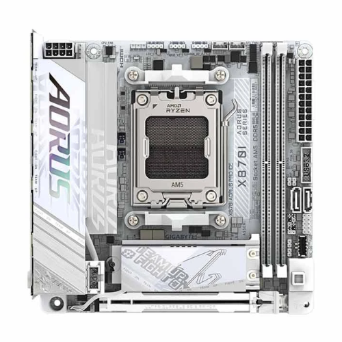 Gigabyte X870I AORUS PRO ICE (Wi-Fi 7) DDR5 AMD AM5 Socket Gaming Motherboard
