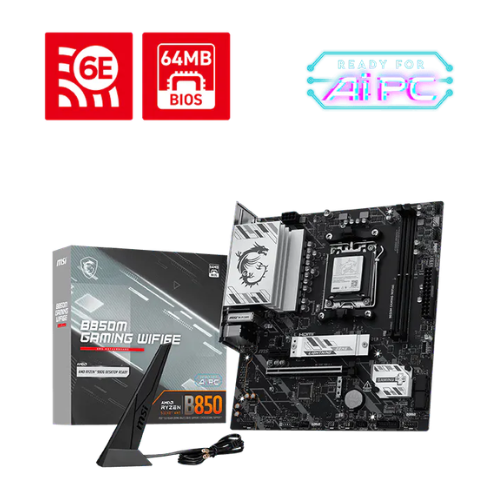 MSI B850M GAMING WIFI6E AM5 mATX Motherboard