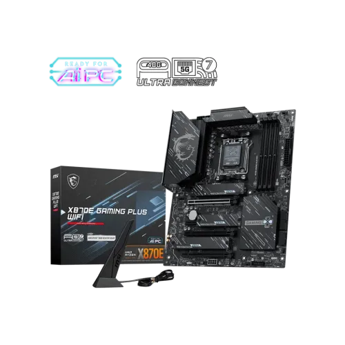 MSI X870E GAMING PLUS WIFI AM5 ATX DDR5 Motherboard